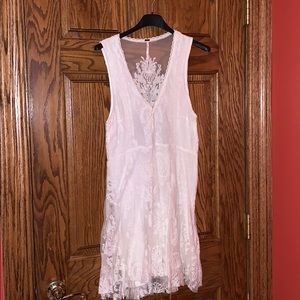 Free People White Lace Dress